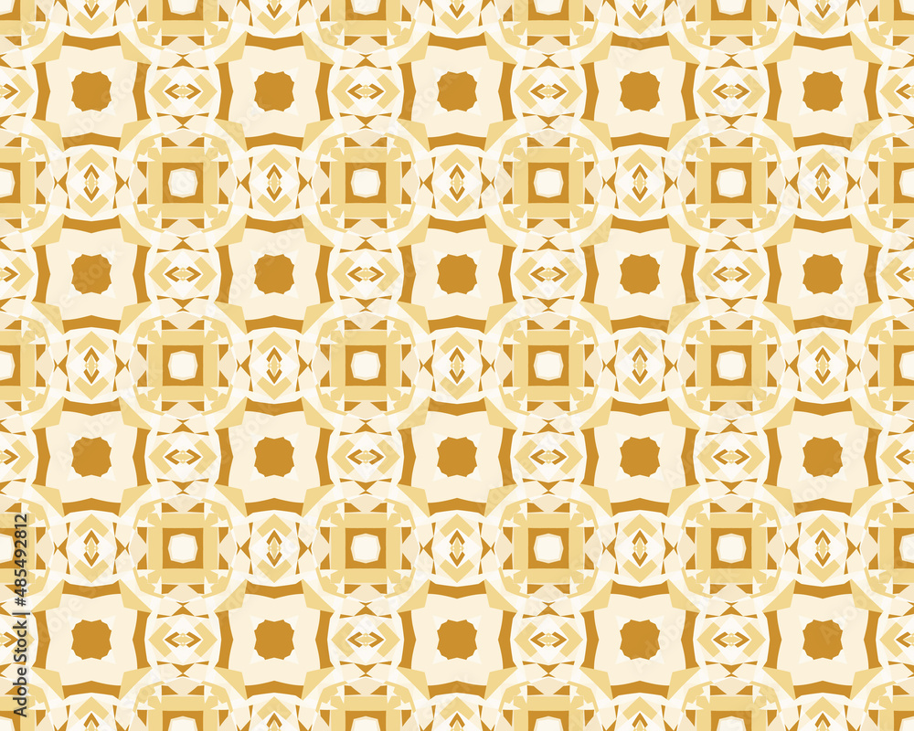 Fantasy geometric pattern, golden texture. Seamless vector pattern Fantasy geometric pattern, golden texture. Seamless vector pattern
