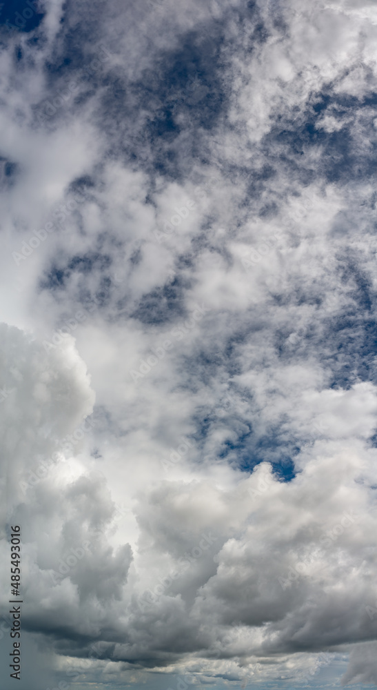 Fantastic clouds against blue sky, panorama Fantastic clouds against blue sky, panorama