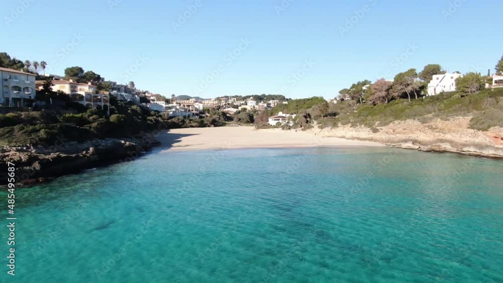 Cala Mandia. Beautiful view of the seacoast of Majorca with an amazing turquoise sea, in the middle of the nature. Concept of summer, travel, relax and enjoy Cala Mandia. Beautiful view of the seacoast of Majorca with an amazing turquoise sea, in the middle of the nature. Concept of summer, travel, relax and enjoy