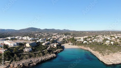 Wallpaper Mural Cala Mandia. Beautiful view of the seacoast of Majorca with an amazing turquoise sea, in the middle of the nature. Concept of summer, travel, relax and enjoy Torontodigital.ca