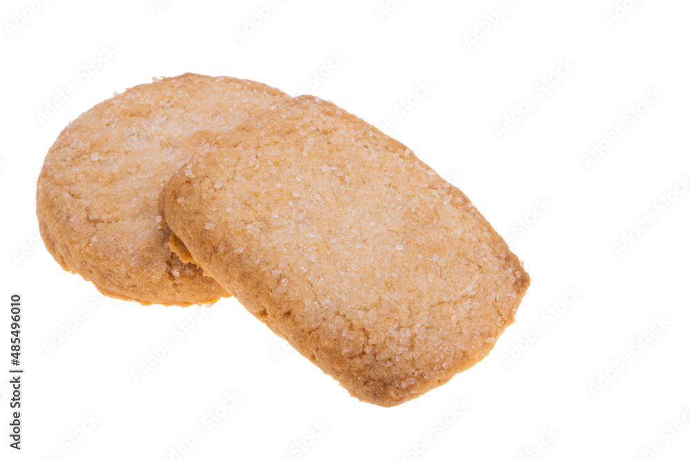 butter cookies isolated