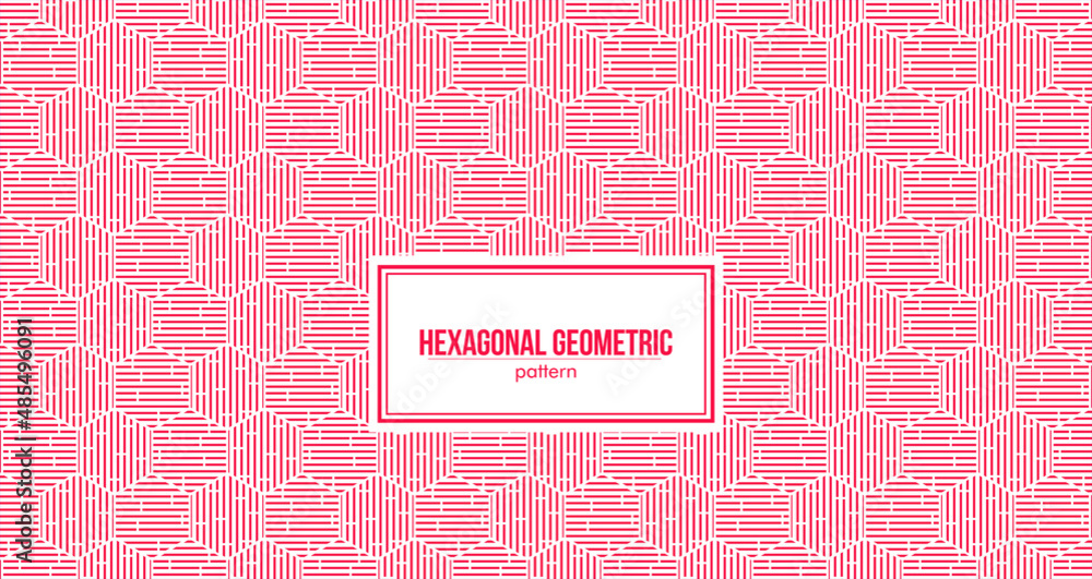 hexagonal line pattern with red color
hexagonal line pattern with red color