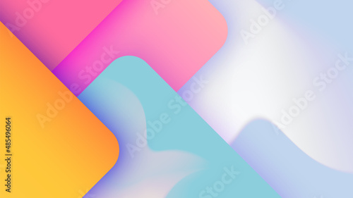 Pastel colorful geometric abstract background