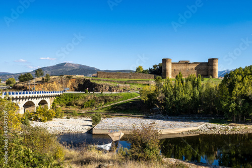 Castle of Valcorneja in El Barco de Avila, Castile and Leon, Spain. Medieval Avila Castle