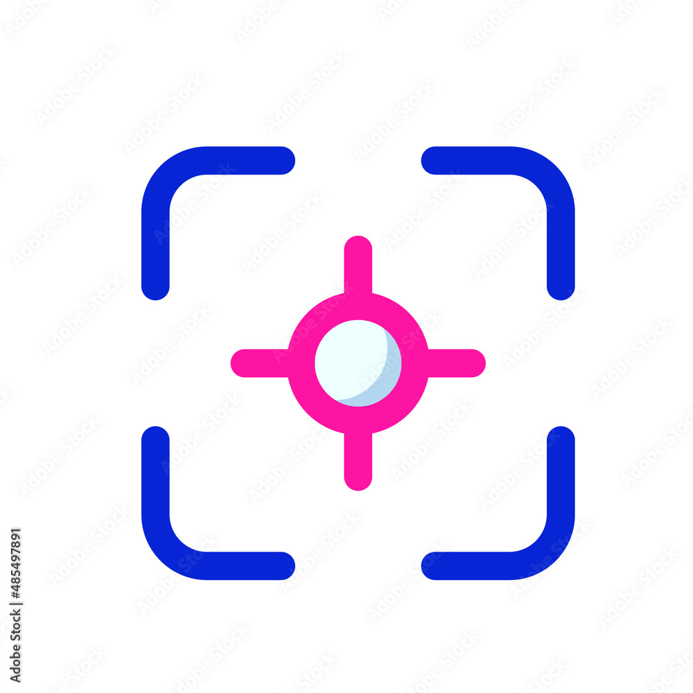 Fototapeta premium Targeting Vector Icon
