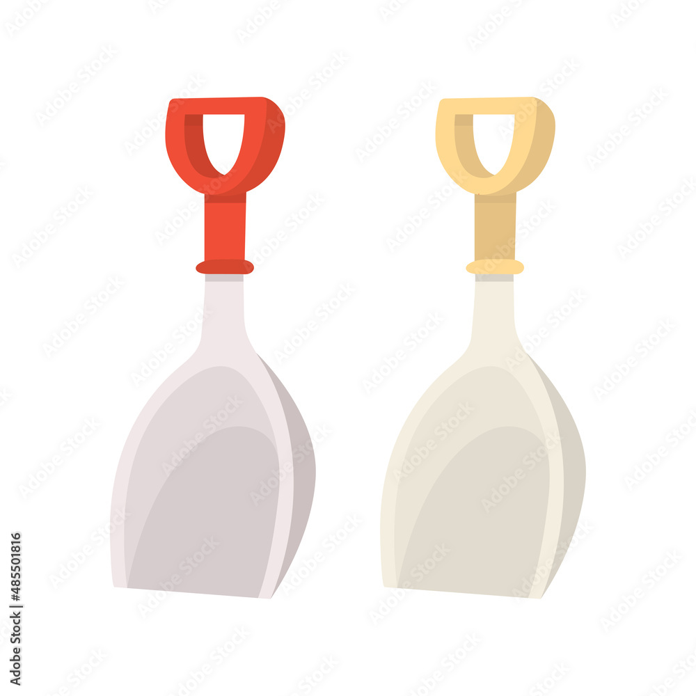 Shovel. Little scoop drawing in cartoon style. Spade illustration. Part of set. Shovel. Little scoop drawing in cartoon style. Spade illustration. Part of set.