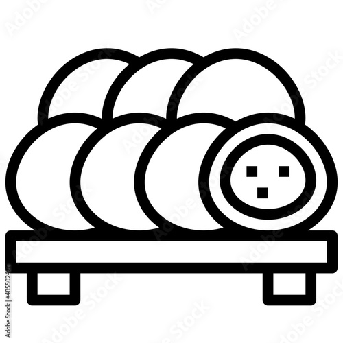 MOCHI line icon,linear,outline,graphic,illustration