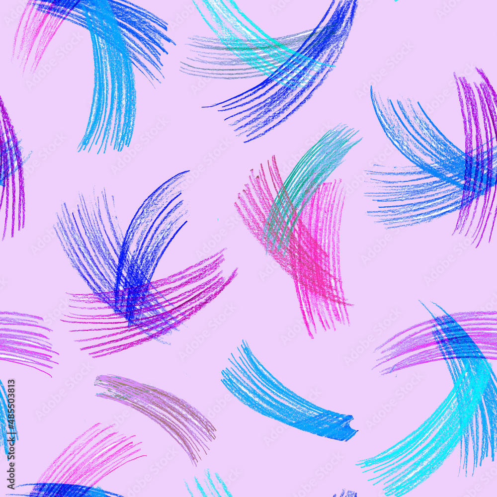 Lines pencil drawing textured isolated on light pink violet background seamless pattern. Lines pencil drawing textured isolated on light pink violet background seamless pattern.