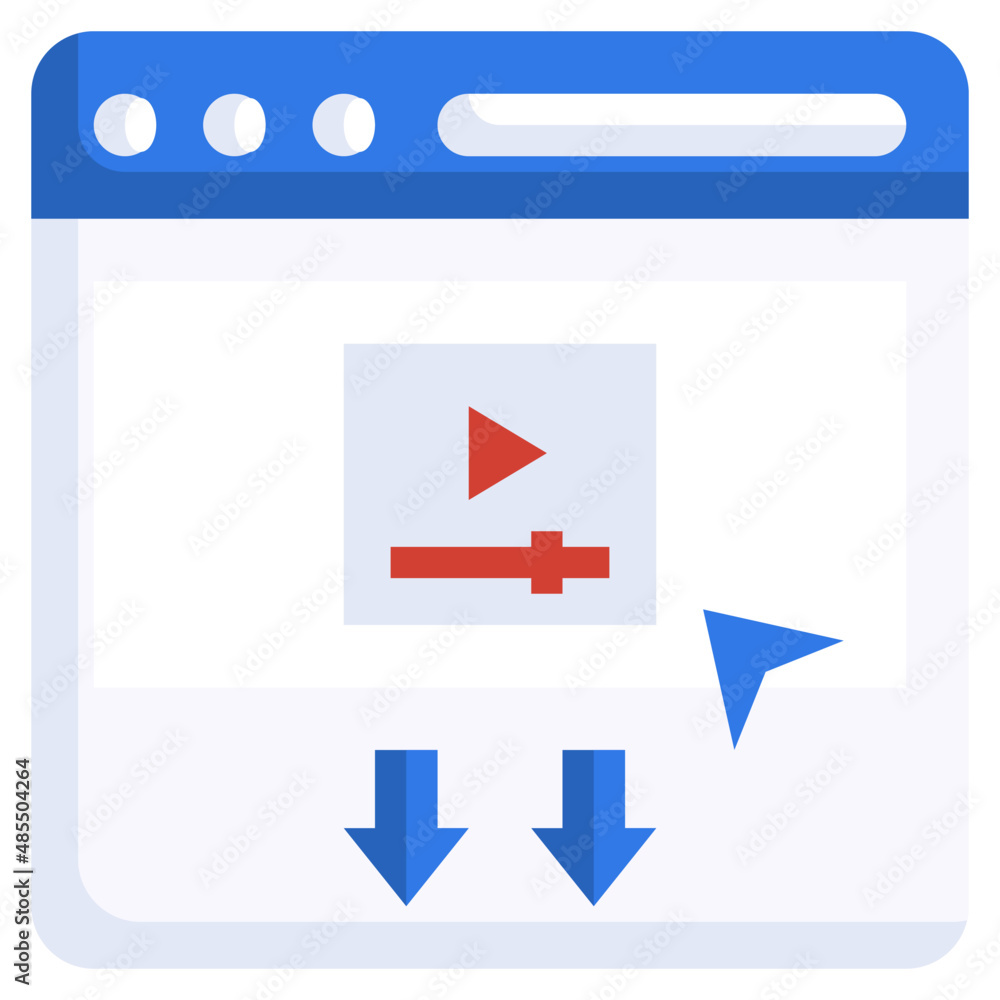 VIDEO flat icon,linear,outline,graphic,illustration VIDEO flat icon,linear,outline,graphic,illustration