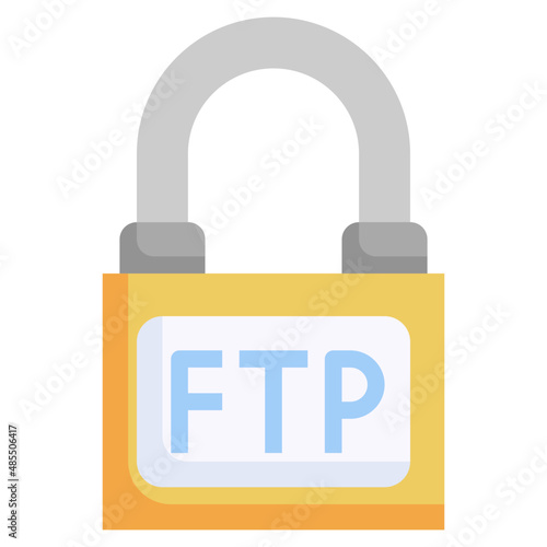 LOCKED flat icon,linear,outline,graphic,illustration