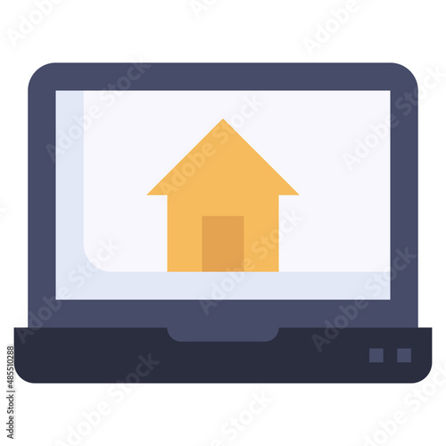 HOME flat icon,linear,outline,graphic,illustration