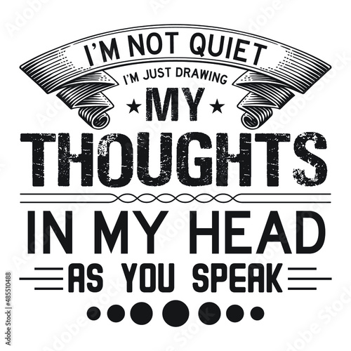 My thoughts T-shirt design