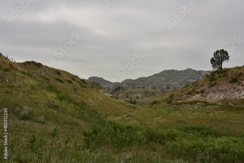 Hills Valleys and Canyons in the Badlands
