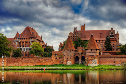Malbork Castle by the River Nogat, Poland