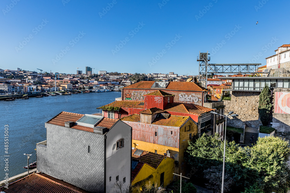 Vue sur Porto depuis l'escalier Codeçal