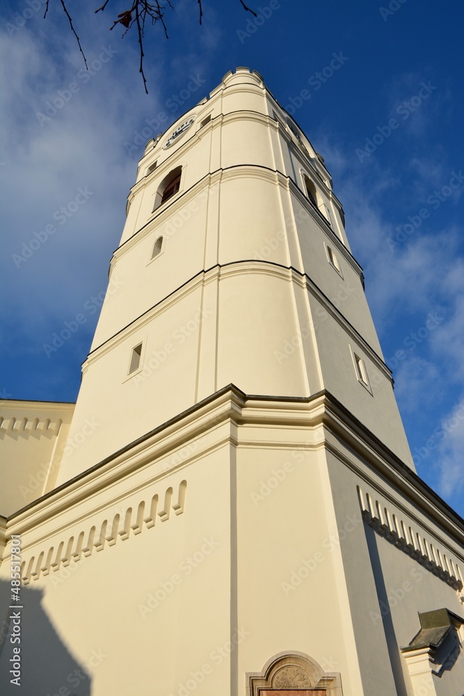 the tower of the cathedral of st john the baptist