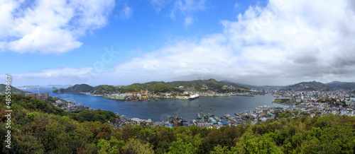 長崎港の景観　パノラマイメージ © TOMO