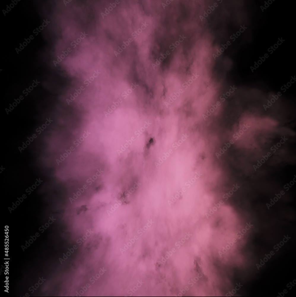 Fototapeta premium Smoke with black background