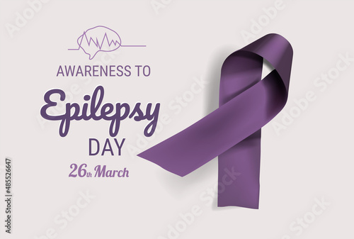 Purple day for Awareness to World Epilepsy Day on the 26th of March.