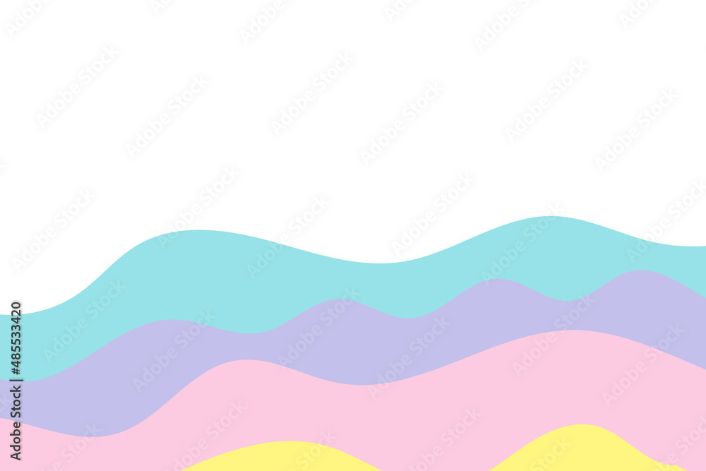 Pastel Colorful Wave Abstract Background. Celebration And Valentines Banner. Wallpaper. Vector Pastel Colorful Wave Abstract Background. Celebration And Valentines Banner. Wallpaper. Vector