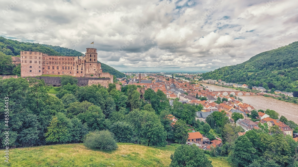 Heidelberg panorama in Germany