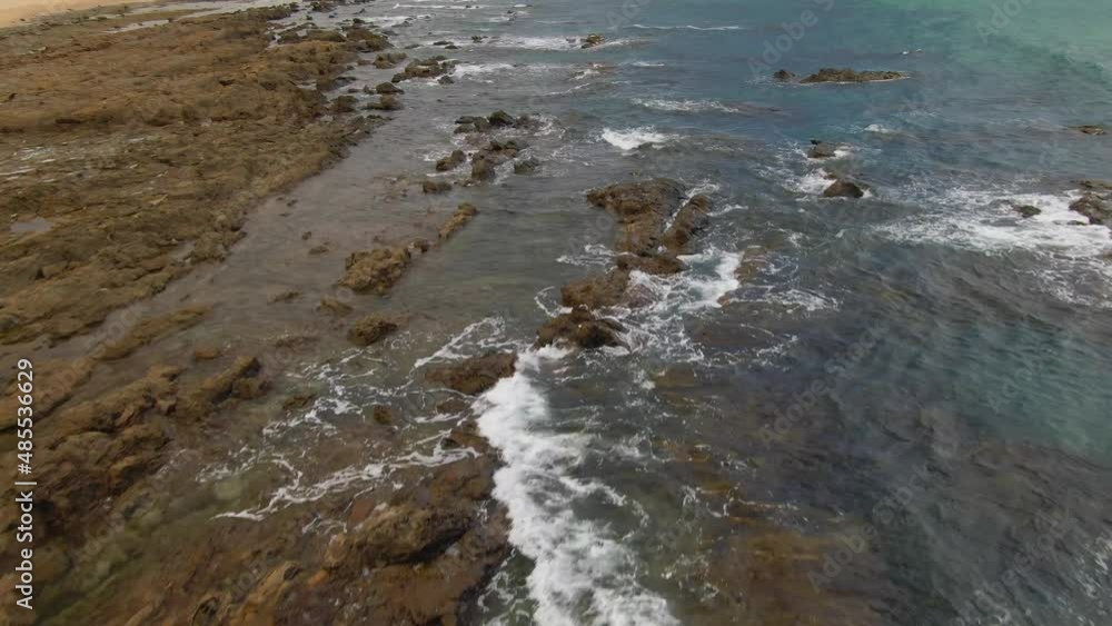 4K Aerial rocky coast of south Australia - Drone overhead + jib up shot 4K Aerial rocky coast of south Australia - Drone overhead + jib up shot