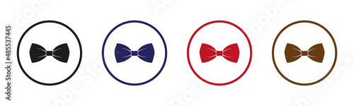A bow tie. Vector image.
