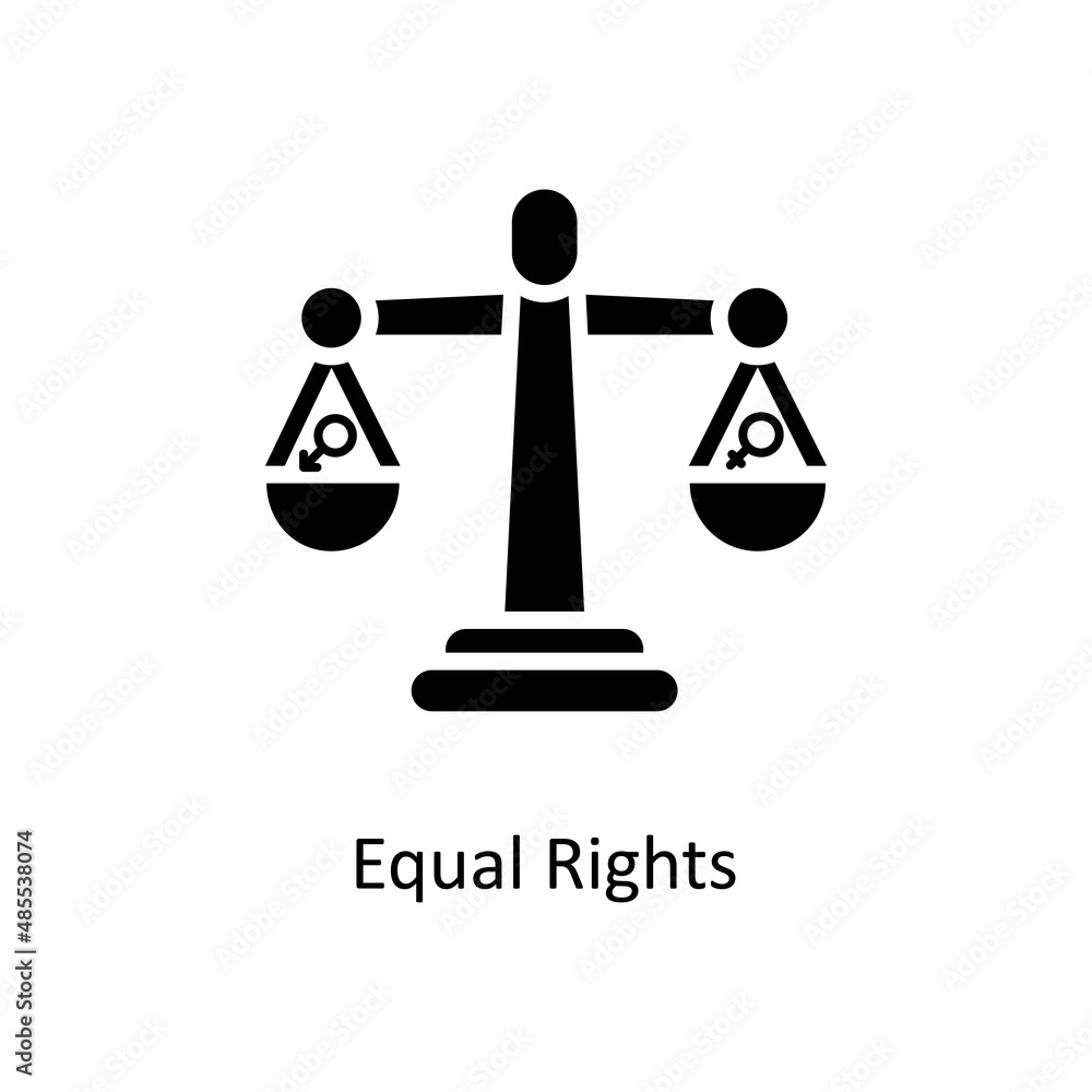 Equal Rights vector Solid Icon Design illustration. Home Improvements Symbol on White background EPS 10 File Equal Rights vector Solid Icon Design illustration. Home Improvements Symbol on White background EPS 10 File