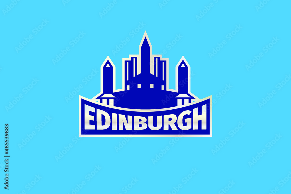 Obraz premium Edinburgh Logo Badge Template
