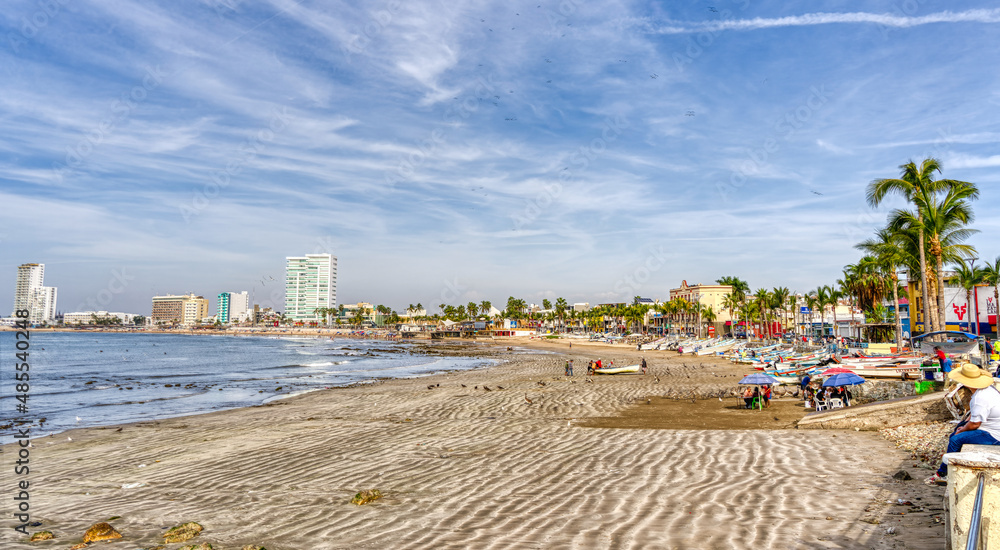 Beach in Mazatlan, Sinaloa, Mexico