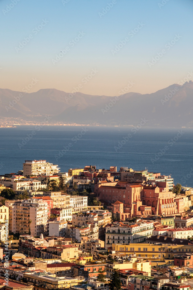 Naples City centre in Campania Italy.
