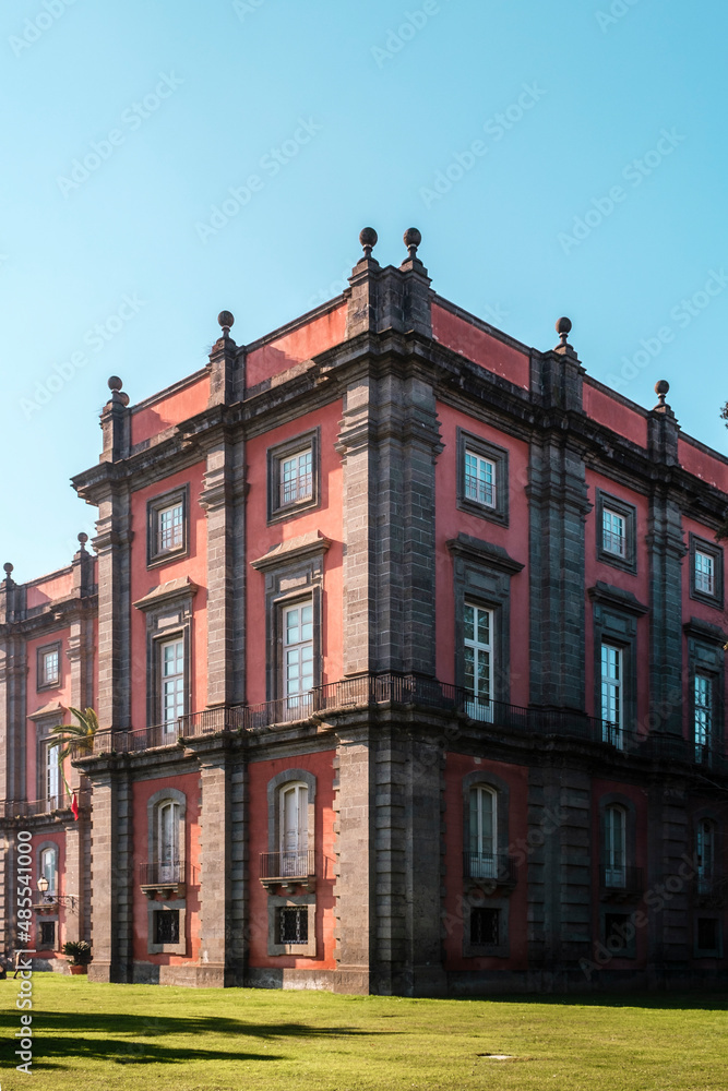 Fototapeta premium Royal Palace of Capodimonte in Naples city, Campania, Italy. National art Museum of Capodimonte.
