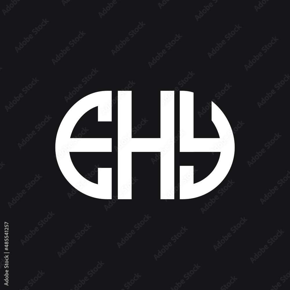 EHY letter logo design on black background. EHY creative initials letter logo concept. EHY letter design.
EHY letter logo design on black background. EHY creative initials letter logo concept. EHY letter design.