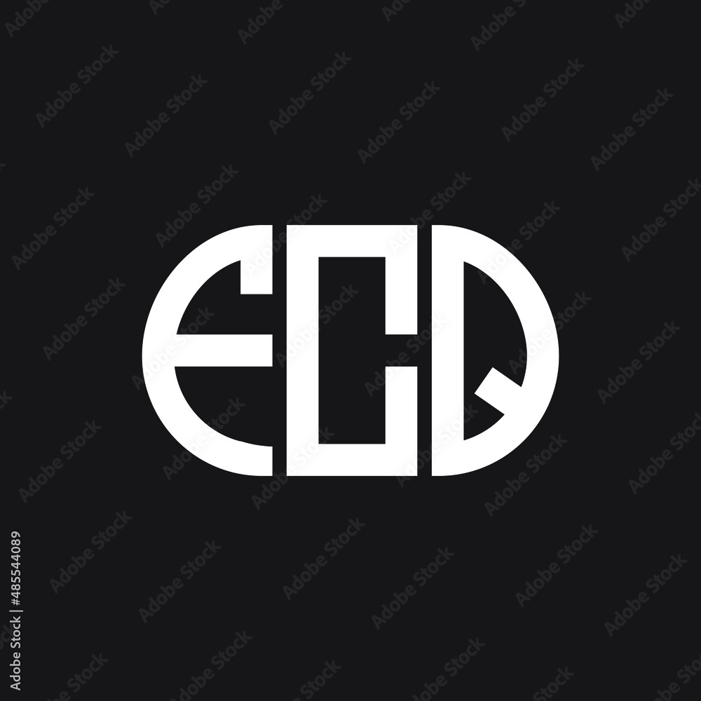 FCQ letter logo design on black background. FCQ creative initials letter logo concept. FCQ letter design. FCQ letter logo design on black background. FCQ creative initials letter logo concept. FCQ letter design.