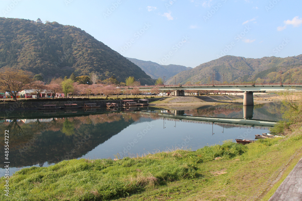 Castle and Nishiki river - Iwakuni - Japan