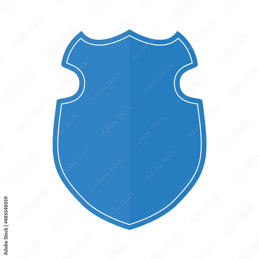 blue colored shield icons on white background blue colored shield icons on white background