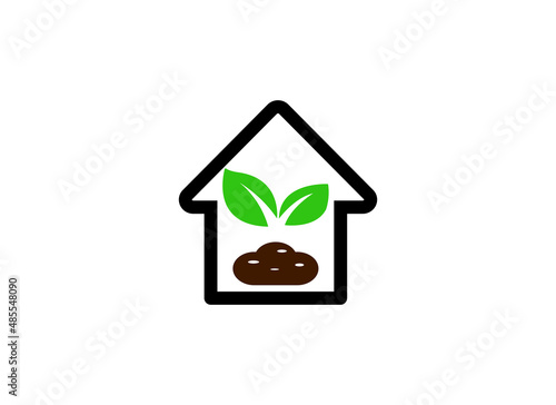 Tree House business logo vector