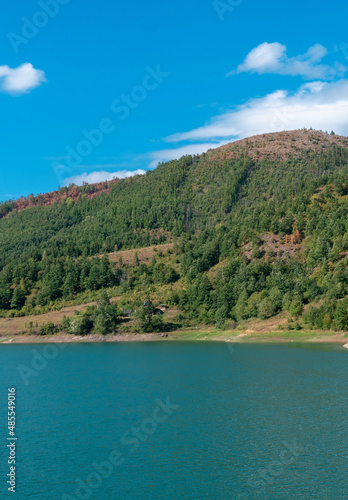 Uvac lake, special natural reserve under the Serbia state's protection and habitat of griffon vultures