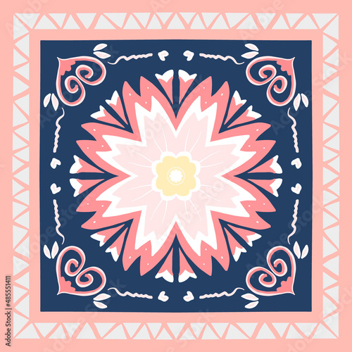 Yellow, Pink, White on Indi...
