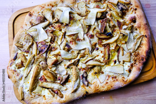 Pilz-Flammkuchen