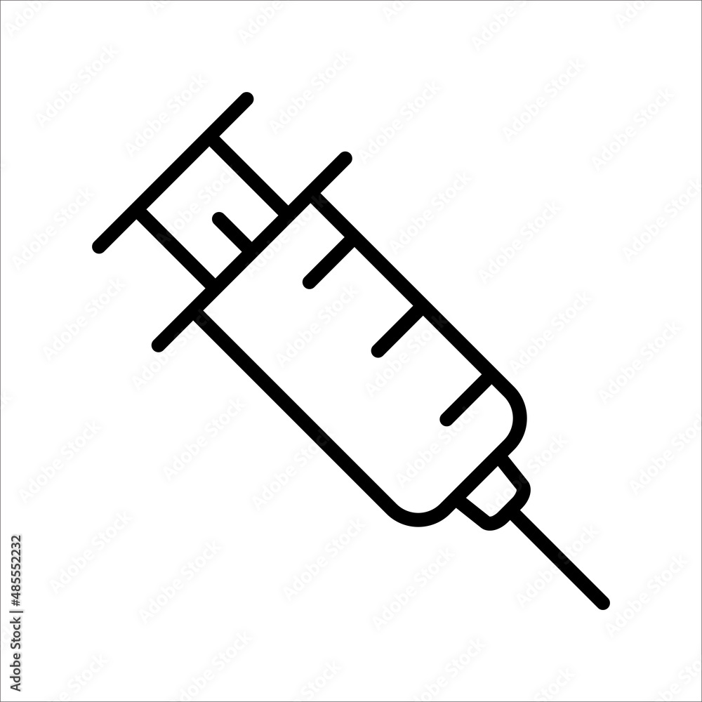 syringe icon vector design template syringe icon vector design template