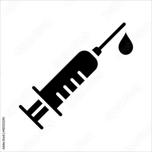 syringe icon vector design template