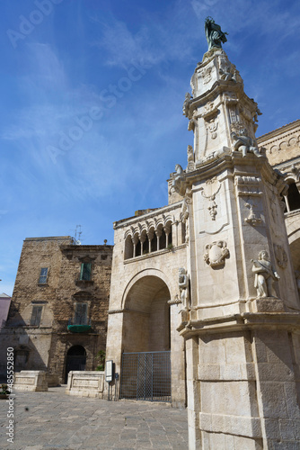 Bitonto  historic city  in Apulia. The cathedral