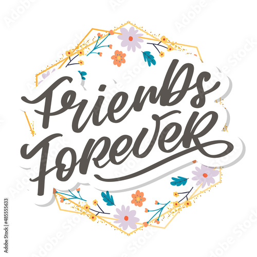 Best Friend Forever Frienship Day soul sister with heart lettering design best friend forewer bff besties photo