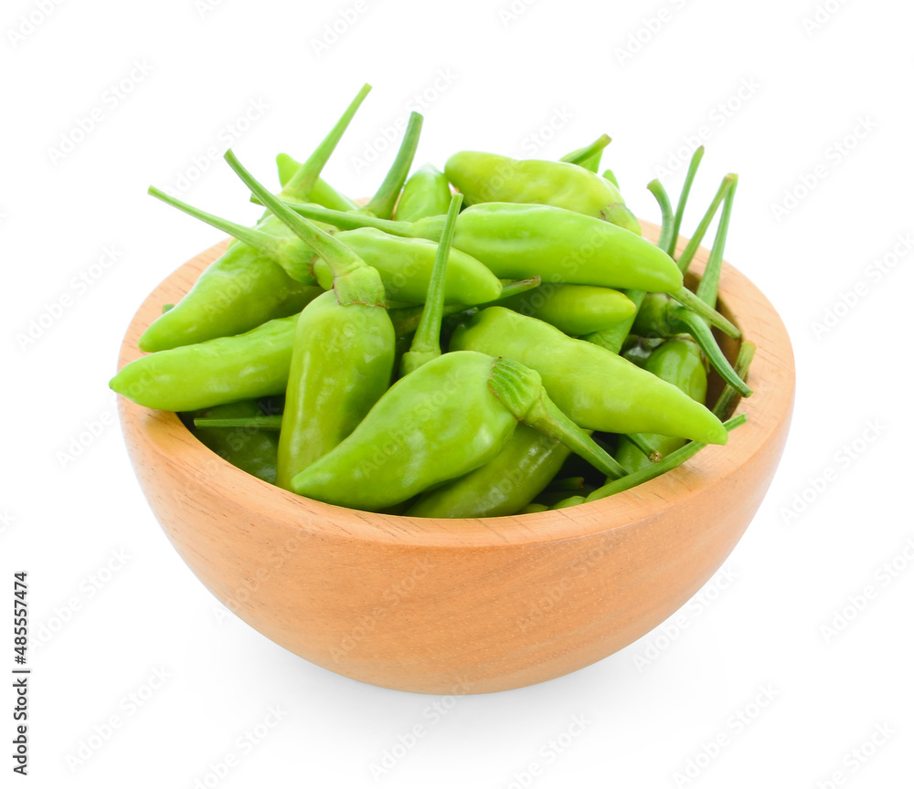 Fresh chilli isolated on white background Fresh chilli isolated on white background