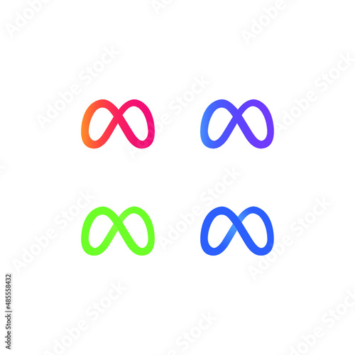 Meta logo icon social media