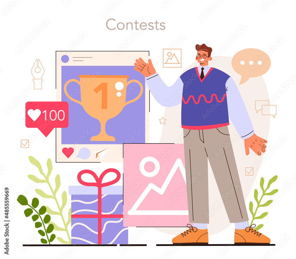 Contest. Social media content manager guidance. How create visual Contest. Social media content manager guidance. How create visual