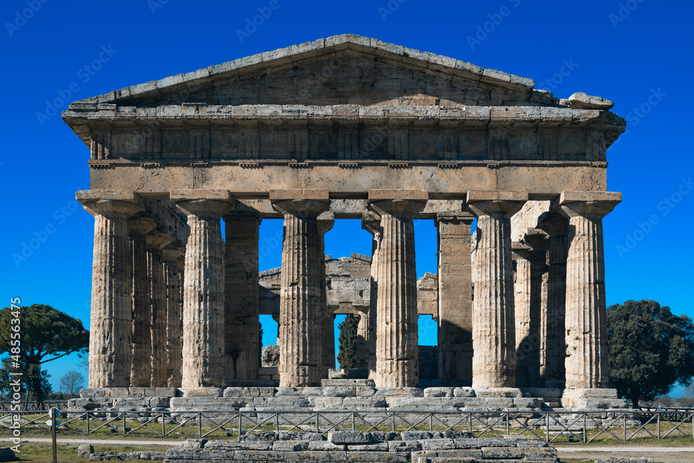 temples of paestum, salerno, italy temples of paestum, salerno, italy