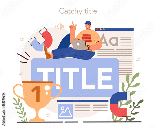 Obraz na plátně Blog promotion guidance. How to attract the audience to your blog