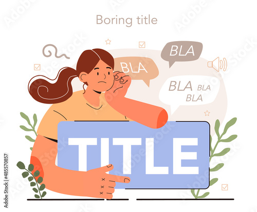 Blog promotion failure. Title creation mistake, naming tips.